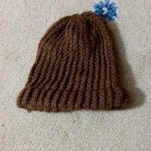 Brown toddler hat